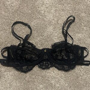 GooseBerry Elegant Black Lace Bra